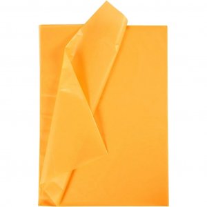 Seidenpapier - 10 Blatt - Orange