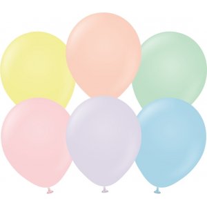 Luftballons einfarbig - Premium 30 cm - Mix Macaron-Farben