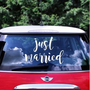 Autoaufkleber - Just Married