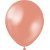 Luftballons einfarbig - Premium 30 cm - Metallic-Rosgold - 10er-Pack