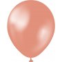 Luftballons einfarbig - Premium 30 cm - Metallic-Rosgold - 10er-Pack