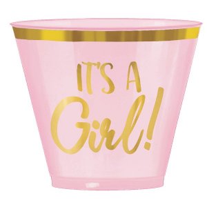 Glas - Oh Baby - Pink/Gold - 30er-Pack