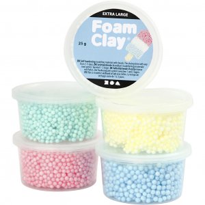 Foam Clay XL - 5er-Pack - Pastell