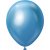 Luftballons einfarbig - Premium 45 cm - Blue Chrome - 5er-Pack