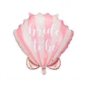 Folienballon - Muschel - Bride to be