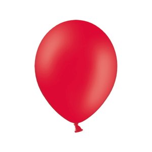 Pastellballons - Premium 27 cm - Leuchtendes Rot - 10er-Pack