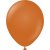 Luftballons einfarbig - Premium 45 cm - Rostorange - 5er-Pack