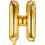 Buchstabenballons - Gold - 35 cm - Buchstabe: H