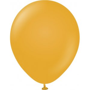 Luftballons einfarbig - Premium 45 cm - Senf