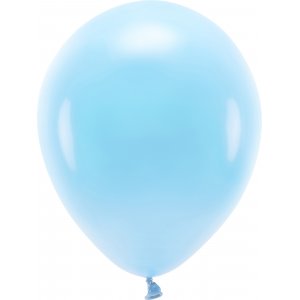 Einfarbige Luftballons - Eco 30 cm - Blau - 10er-Pack