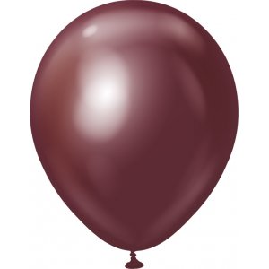 Luftballons schlicht - Premium 30 cm - Burgund Chrom