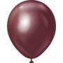 Luftballons einfarbig - Premium 30 cm - Burgund Chrom - 10er-Pack
