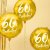 Runder Folienballon - Gold - 60. Geburtstag