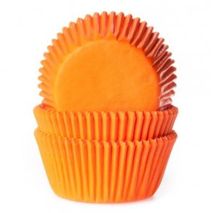 Muffinformen - Orange - 50er-Pack