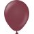 Mini-Luftballons einfarbig - Premium 13 cm - Burgunderrot - 25er-Pack