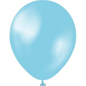 Luftballons einfarbig - Premium 30 cm - Perlhimmelblau