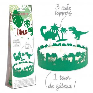 Kuchenverpackung und Topper - Dino - ScrapCooking