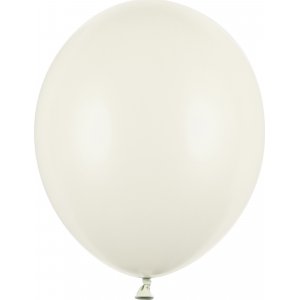 Pastellballons - Premium 27 cm - Cremewei - 10er-Pack