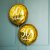 Runder Folienballon - Gold - 30. Geburtstag