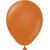 Mini-Luftballons einfarbig - Premium 13 cm - Rostorange - 25er-Pack