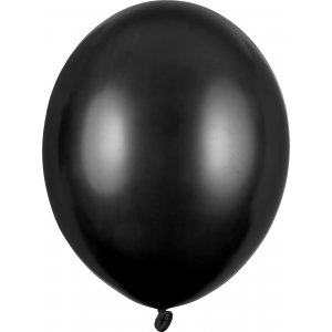 Luftballons - Metallic - Schwarz - 10er-Pack