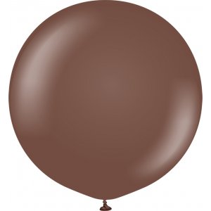 Luftballons einfarbig - Premium 60 cm - Schokoladenbraun