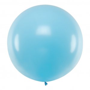 Riesenballon Einfarbig - Hellblau