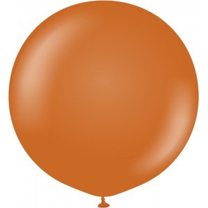 Luftballons schlicht - Premium 60 cm - Rostorange