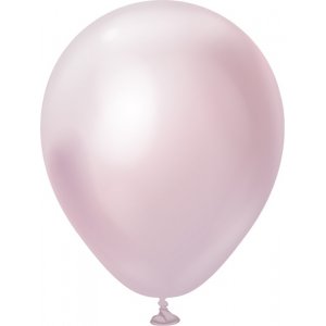 Mini-Luftballons schlicht - Premium 13 cm - Rosgold Chrom