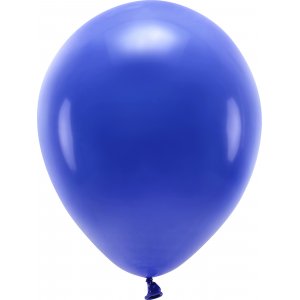 Einfarbige Luftballons - Eco 30 cm - Marineblau - 10er-Pack