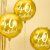 Runder Folienballon - Gold - 40. Geburtstag