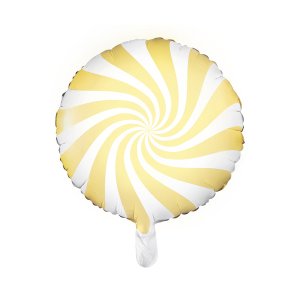 Folienballon - Swirl - Gelb