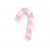 Folienballon - Pink Christmas - Candy Cane - Pink/Wei