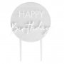 Kuchendeckel - Alles Gute zum Geburtstag - Acryl