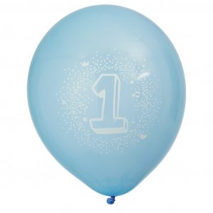 Luftballons - 1 - Hellblau - 6er-Pack