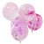 Luftballons - Aquarell - Rosa - 5er-Pack