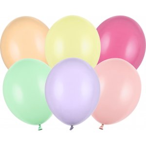 Pastellballons - Premium 27 cm - Pastellmix Matt - 50er-Pack