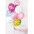 Luftballons - Klar - Blaue Herzen - 6er-Pack