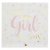 Servietten - Baby Girl - Rosa/Gold - 20er-Pack