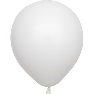 Mini-Luftballons einfarbig - Premium 13 cm - Wei