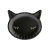 Pappteller - Black Cat - Pink Halloween - 6er-Pack