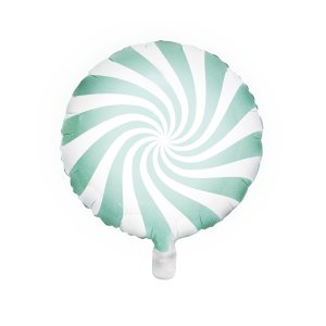 Folienballon - Swirl - Minze