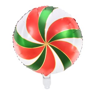 Folienballon - Candy Swirl - Weihnachtsmischung