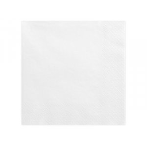 Servietten - 40x40 cm - Wei - 25er-Pack