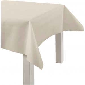 Tischdecke aus Stoffimitat - Creme - 10 m