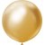 Luftballons einfarbig - Premium 60 cm - Gold Chrom - 2er-Pack