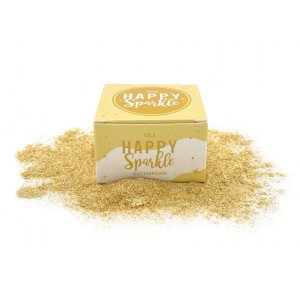 Essbarer Glitzer - Happy Sprinkles - Gold - 12 g