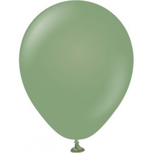 Mini-Luftballons schlicht - Premium 13 cm - Eukalyptus