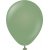 Mini-Luftballons einfarbig - Premium 13 cm - Eukalyptus - 25er-Pack