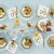 Dessertteller - 60. Geburtstag - Wei/Gold - 6er-Pack